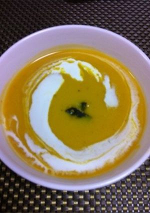豆乳かぼちゃスープ-レシピのメイン写真