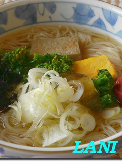 梅にゅうめん-レシピのメイン写真