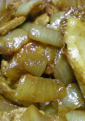 豚とちくわ☆カレーソース味☆-レシピのメイン写真