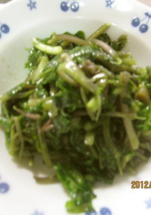 葉わさびのアンチョビ和え-レシピのメイン写真