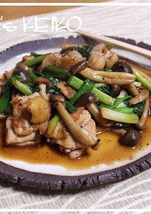鶏肉とシメジの照り焼きペッパー炒め-レシピのメイン写真