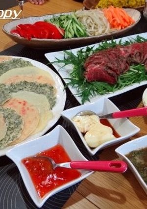 コナモン手巻き♪3色クレープの色々巻き-レシピのメイン写真