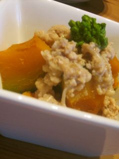 生姜の風味❤カボチャのそぼろあん-レシピのメイン写真