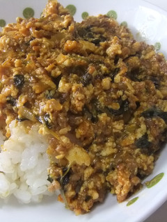 お弁当にも*ほうれん草豆腐キーマカレー*-レシピのメイン写真