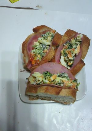 菜の花畑のサンドウィッチ♪-レシピのメイン写真