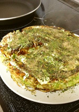 関西風 豚玉モダン焼-レシピのメイン写真