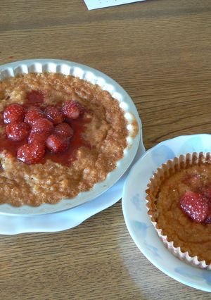 いちごのしっとりスピードケーキ-レシピのメイン写真
