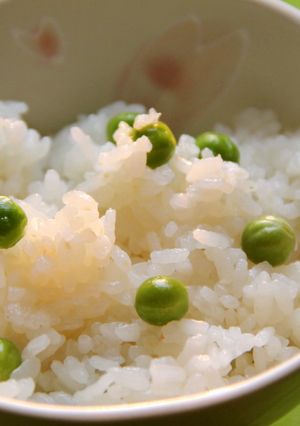 春にはグリンピースご飯♡-レシピのメイン写真