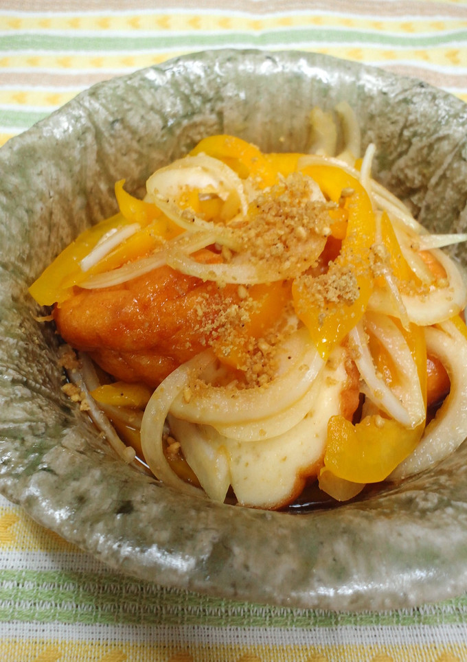 絹あげの中華風甘酢漬け-レシピのメイン写真
