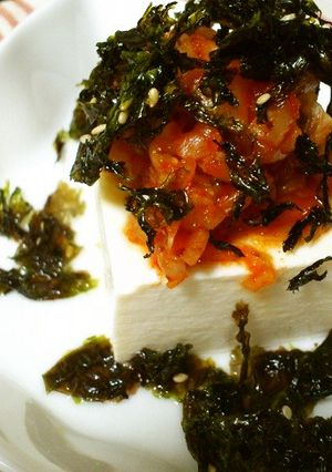 キムチ冷奴-レシピのメイン写真
