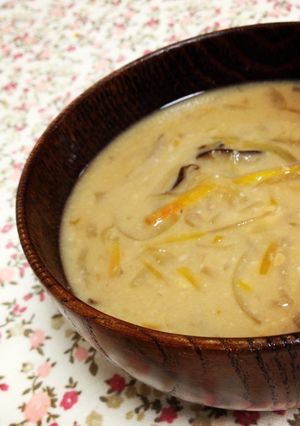 食べる酒粕重ね煮みそ汁-レシピのメイン写真