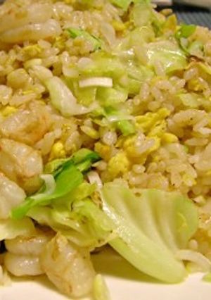 エビとキャベツのオイスターチャーハン-レシピのメイン写真