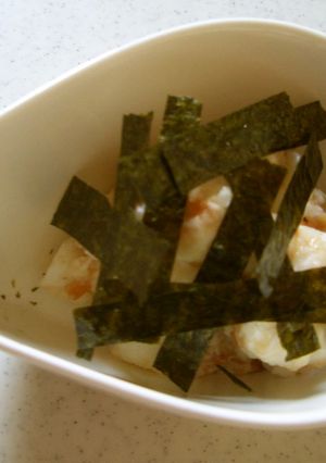 山芋のたたきと梅肉あえ-レシピのメイン写真