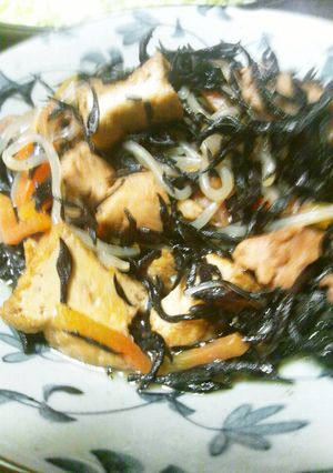 ひじきと厚揚げの炒め煮-レシピのメイン写真