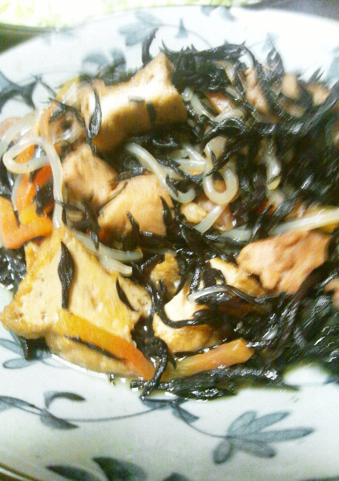 ひじきと厚揚げの炒め煮-レシピのメイン写真