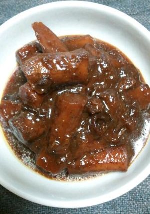ごぼうのプルーン煮-レシピのメイン写真