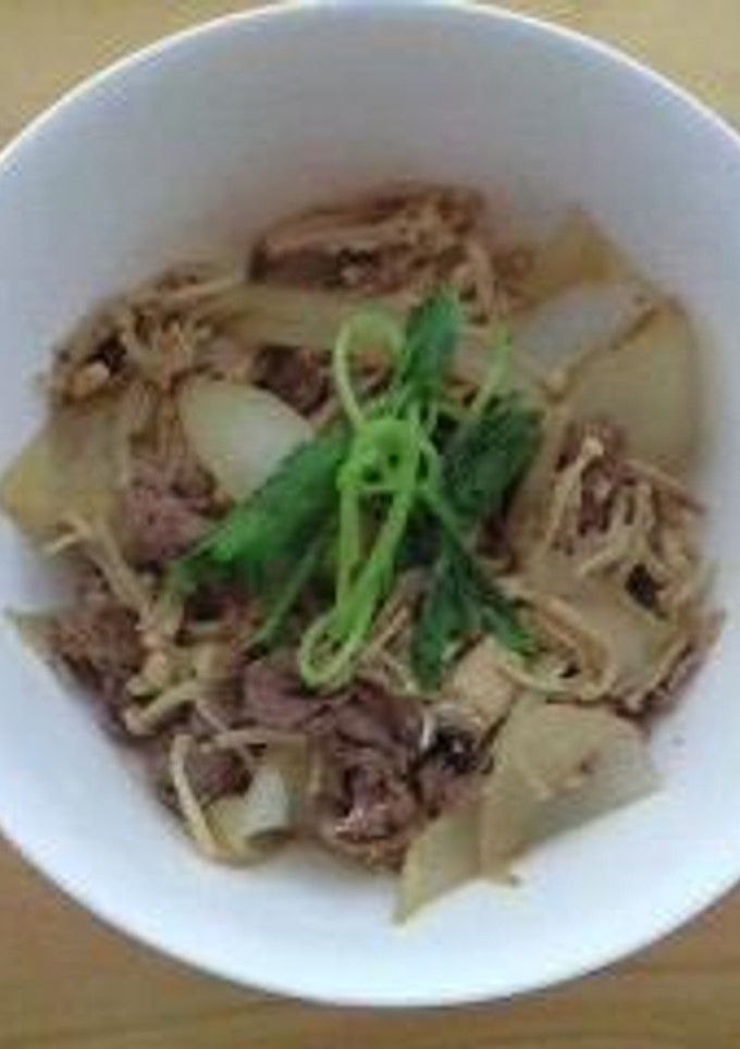 牛肉とえのきのすき焼き風-レシピのメイン写真