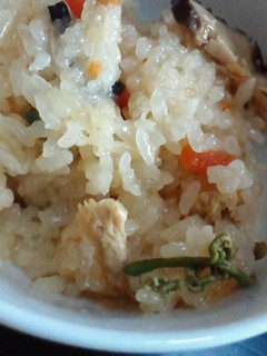 炊飯器で簡単山菜おこわ-レシピのメイン写真