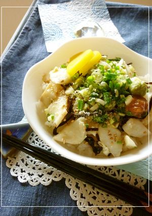 鱈の丼　塩昆布・梅・わさび風味-レシピのメイン写真