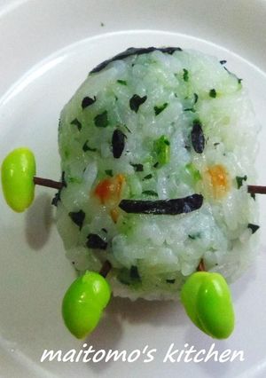 そらまめくんのおにぎり-レシピのメイン写真