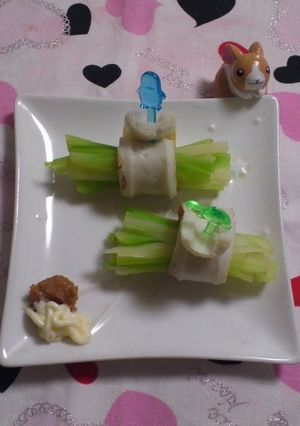 捨てないでブロッコリー茎を竹輪でギュ-レシピのメイン写真