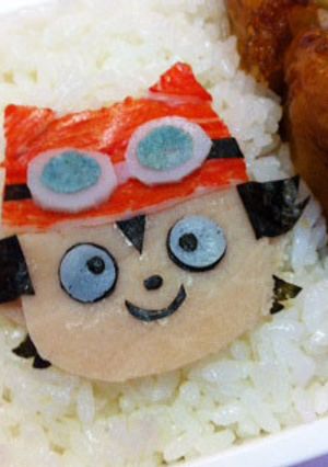 キャラ弁 スイッチのボッスン（スケダン）-レシピのメイン写真