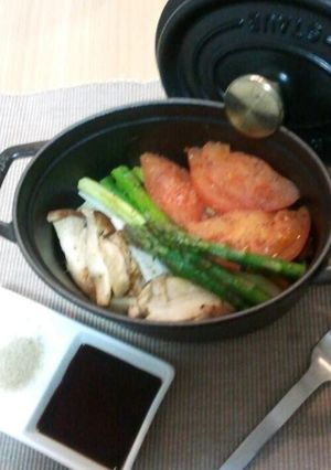焼き野菜(ダッチオーブンで簡単蒸し焼)-レシピのメイン写真