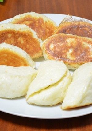 白ネギたっぷり焼きまんじゅう☆-レシピのメイン写真