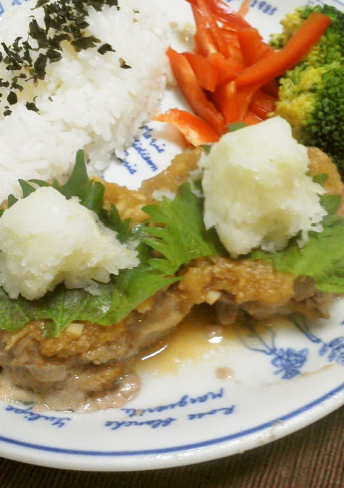 たっぷりゴボウの激うま和風ハンバーグ-レシピのメイン写真