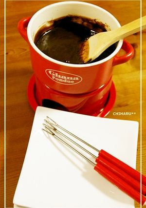 *おうちで簡単♡チョコフォンデュ*-レシピのメイン写真