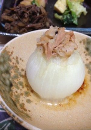新玉ねぎのレンジ蒸し-レシピのメイン写真