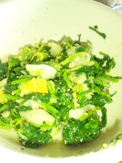 白菜とほうれん草の胡麻酢和え-レシピのメイン写真