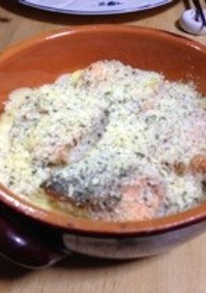 鮭のハーブパン粉焼き豆乳グラタン-レシピのメイン写真