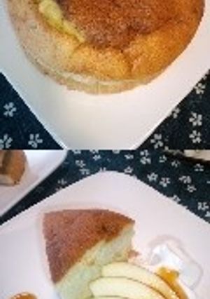 ホットケーキミックス甘酸っぱい林檎ケーキ-レシピのメイン写真