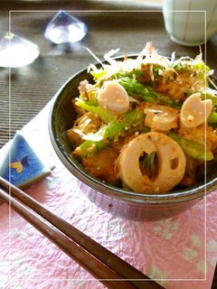 アスパラと魚ニソのキムチマヨ和え-レシピのメイン写真