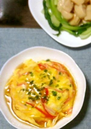レモンで爽やか☆簡単５分！ふわとろ天津飯-レシピのメイン写真