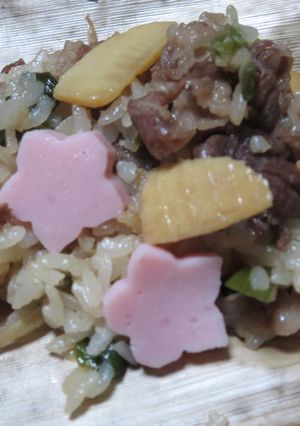 すき焼きおこわ-レシピのメイン写真