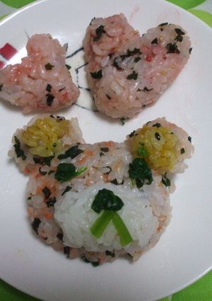 でこおにぎり☆くまさん-レシピのメイン写真
