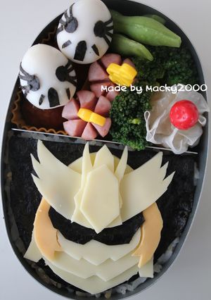 鳳神ヤツルギ☆キャラ弁（ご当地ヒーロー）-レシピのメイン写真