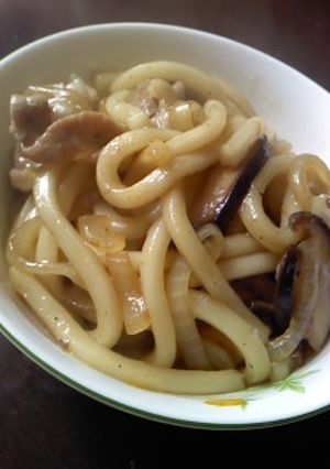 バター焼きうどん-レシピのメイン写真