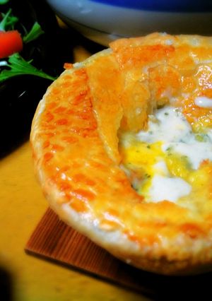 濃厚シチューのポットパイ（つぼ焼き）-レシピのメイン写真