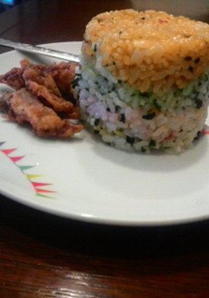 三色ケーキ風-レシピのメイン写真
