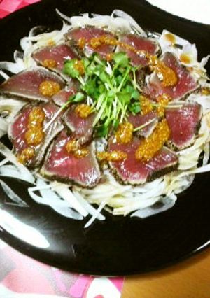 かつおたたき香味ドッレッシング-レシピのメイン写真