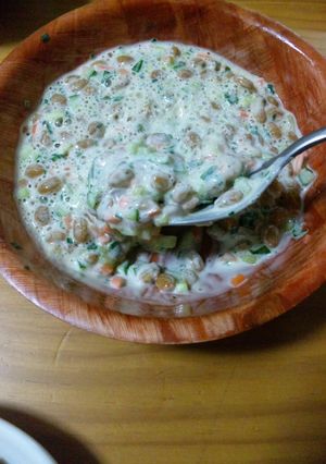 ご飯もりもり!納豆サラダ-レシピのメイン写真