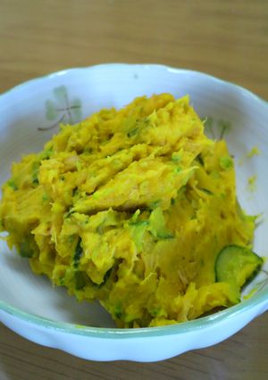 簡単☆美味しい♪かぼちゃサラダ-レシピのメイン写真