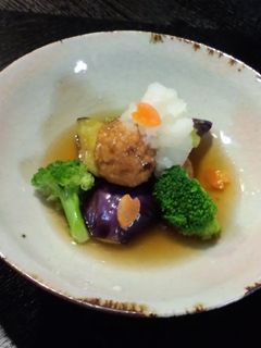 鶏団子と揚げなすのしょうがあんかけ♪-レシピのメイン写真