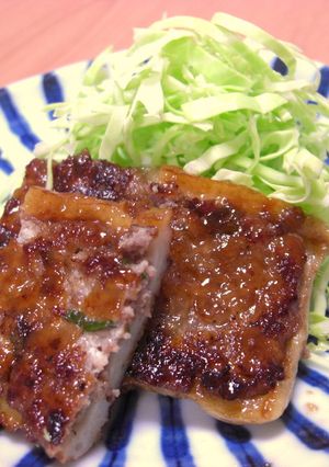 ちくわで増量&豆腐でふわっ♥竹輪の蒲焼♪-レシピのメイン写真