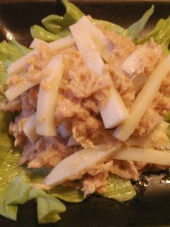 かまぼことツナのわさび和え-レシピのメイン写真