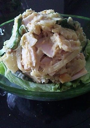 残りのカレーで カレーポテトサラダ-レシピのメイン写真