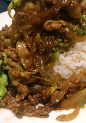 わさび好き必見♡アボカド豚丼-レシピのメイン写真